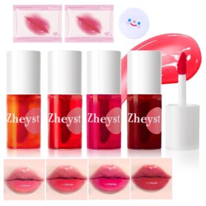 Korean Lip Tint Set, 4 Colors – Long-Lasting, Waterproof & Plumping